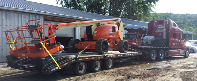 towmaster Trailer and Peterbilt Tractor