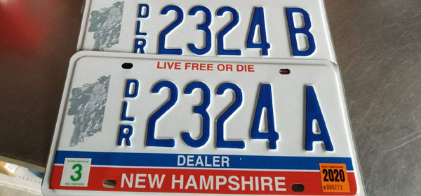 Trusted Rentals dealer plates