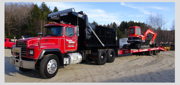 Mac Dump Truck with Trailer