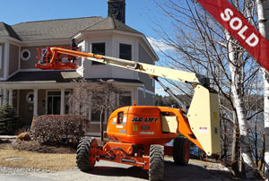 JLG 600A articulating lift sold