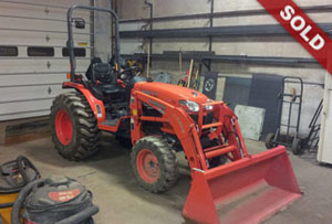 Kubota 4wd tractor sold