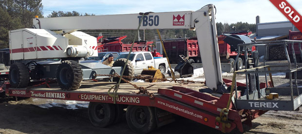 Terex man lift sold