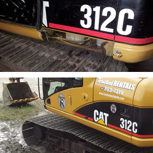 312C excavator repair