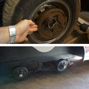 trailer axle replacement