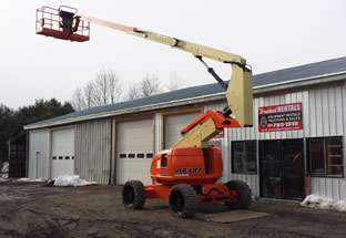 JLG lift after restoration