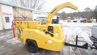 Vermeer wood chipper after restoration